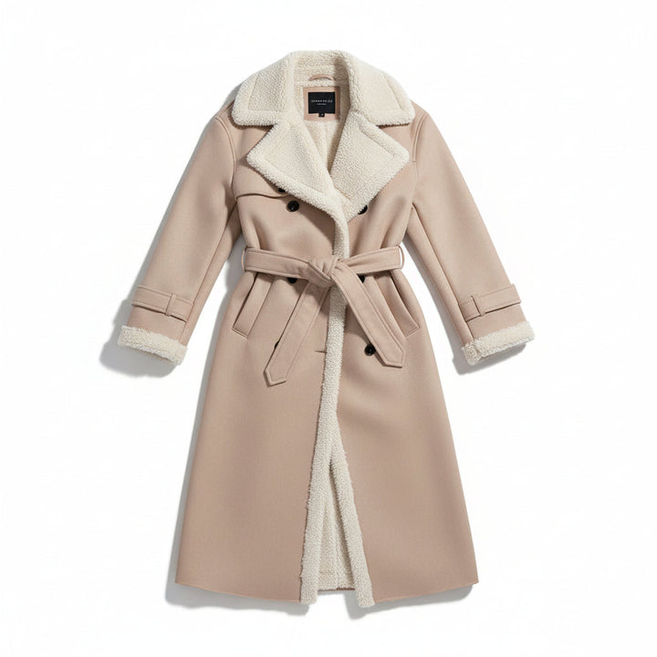 Women’s Double Breasted Long Trench Coat for Everyday Style-B Unique Fashions