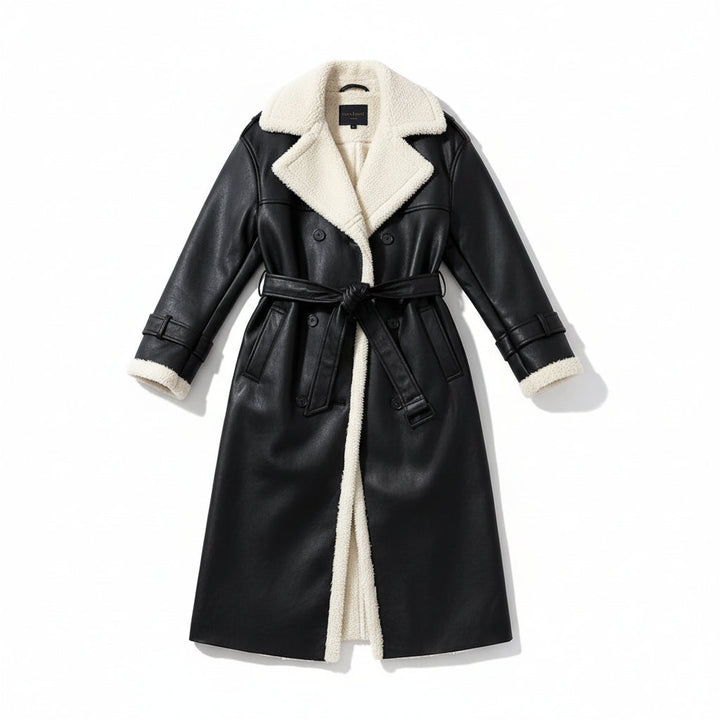 Women’s Double Breasted Long Trench Coat for Everyday Style-B Unique Fashions
