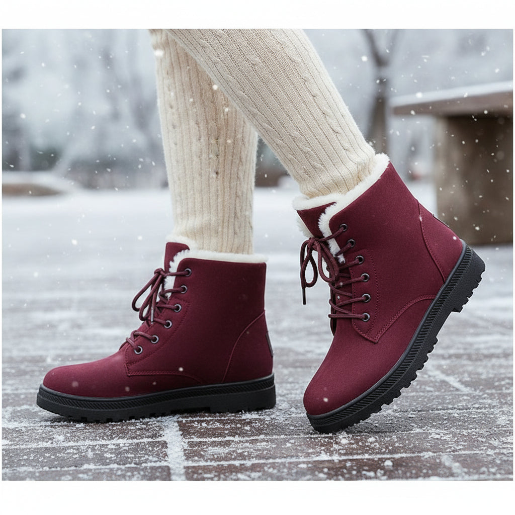 Women's Lace-Up Lightweight Boots – Comfort and Everyday Style-B Unique Fashions