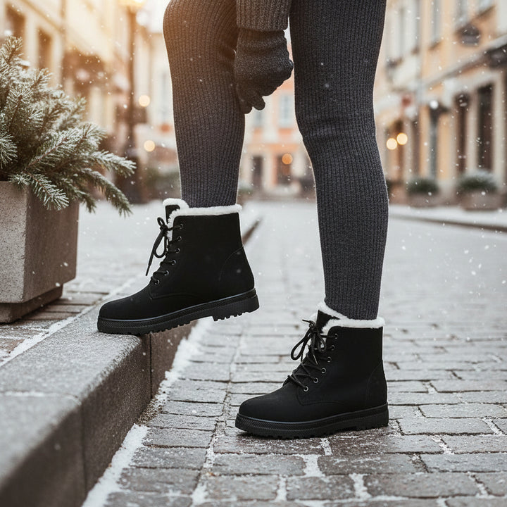 Women's Lace-Up Lightweight Boots – Comfort and Everyday Style-B Unique Fashions