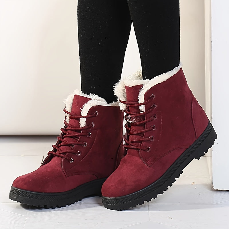 Women's Lace-Up Lightweight Boots – Comfort and Everyday Style-B Unique Fashions