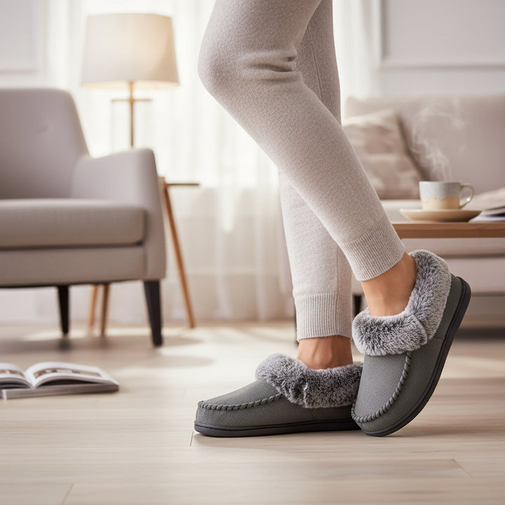 Women's Non-Slip Slippers Indoor Outdoor Cushioned Sole-B Unique Fashions