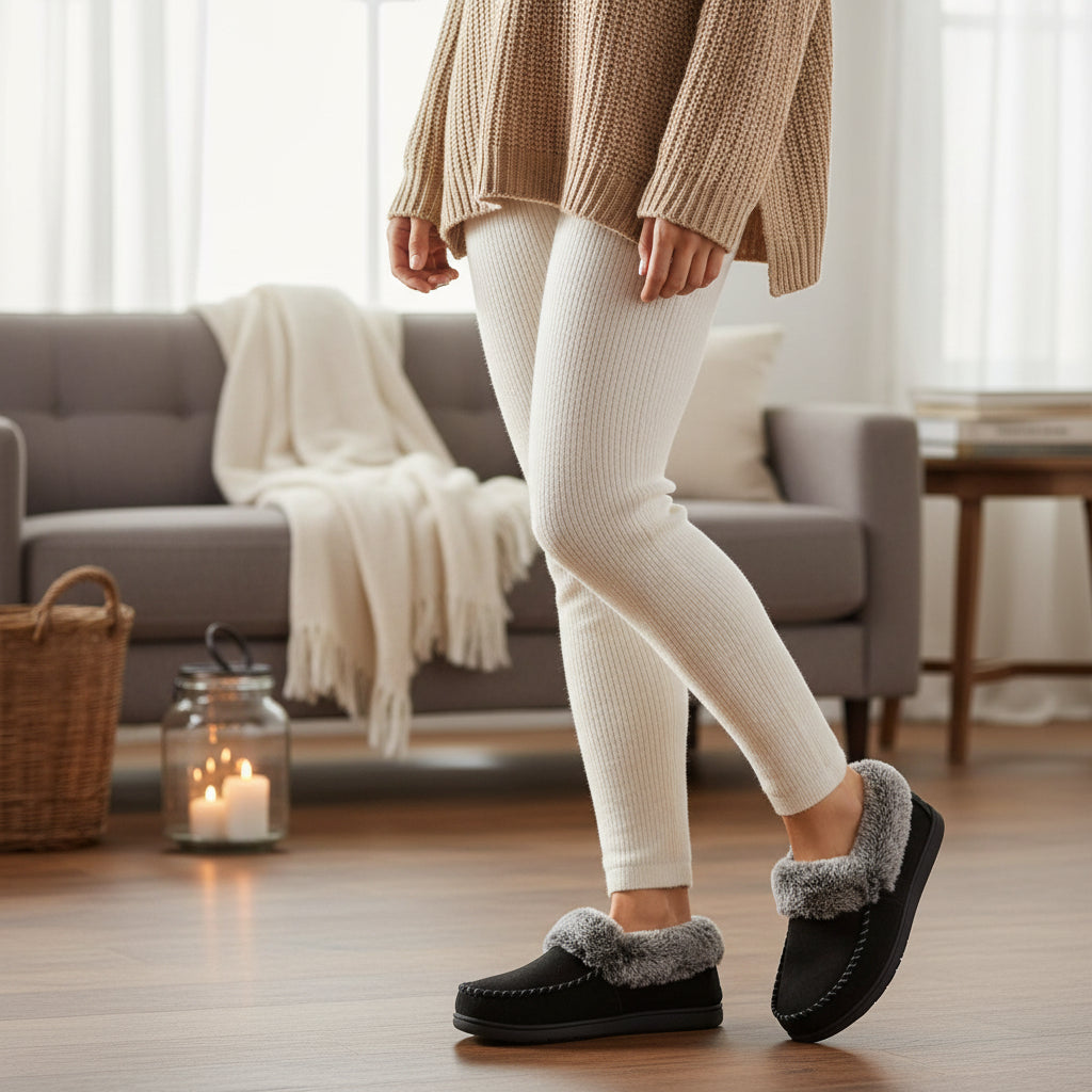 Women's Non-Slip Slippers Indoor Outdoor Cushioned Sole-B Unique Fashions