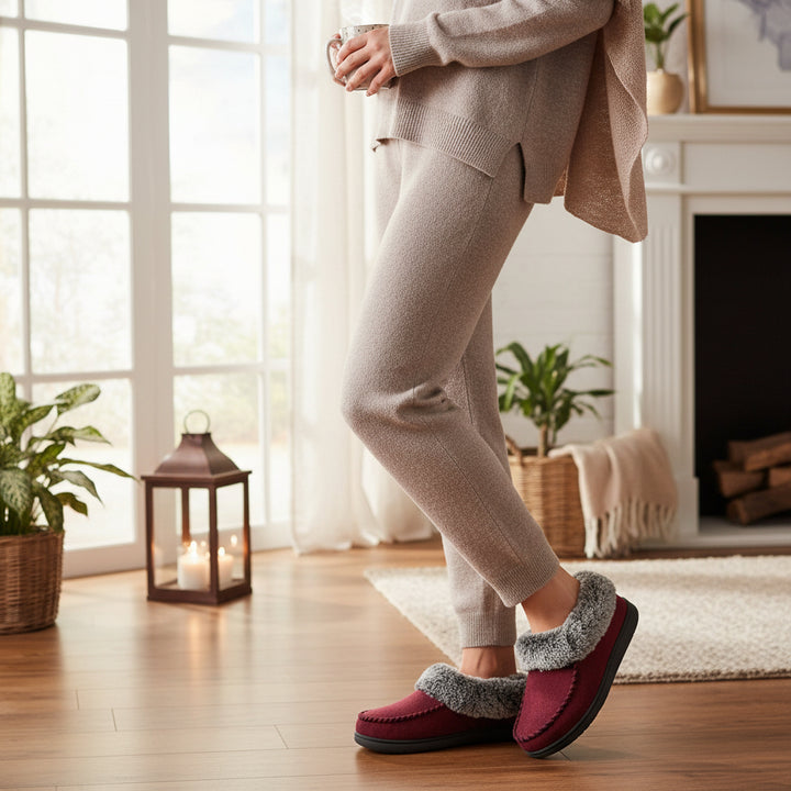 Women's Non-Slip Slippers Indoor Outdoor Cushioned Sole-B Unique Fashions