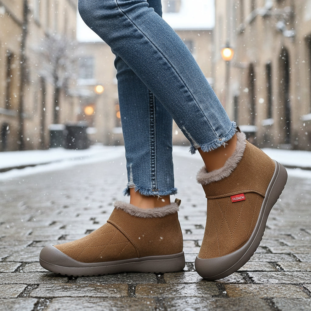 Women's Thermal Winter Boots Stylish Fashionable Footwear-B Unique Fashions