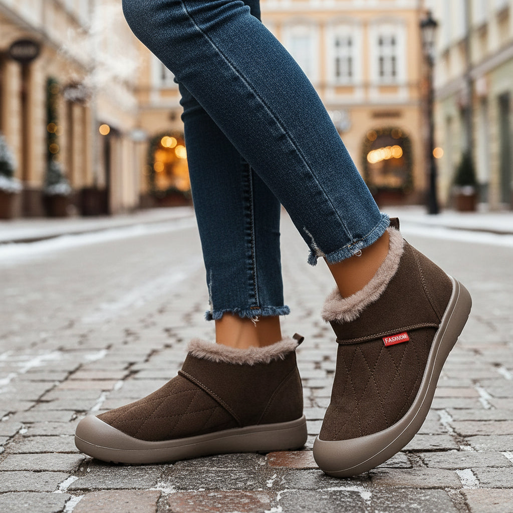 Women's Thermal Winter Boots Stylish Fashionable Footwear-B Unique Fashions