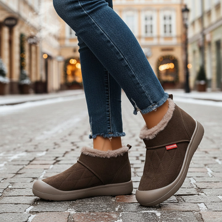 Women's Thermal Winter Boots Stylish Fashionable Footwear-B Unique Fashions