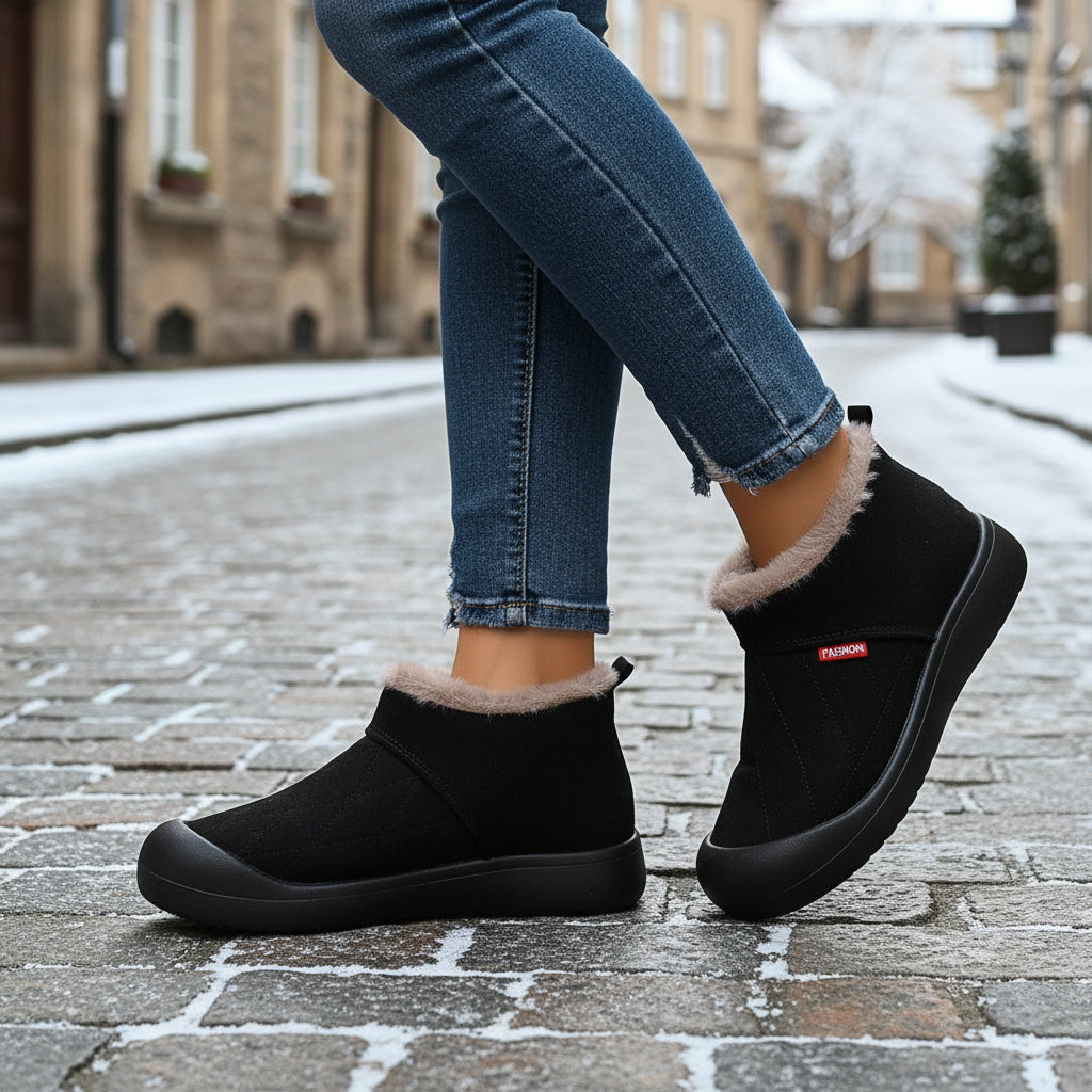 Women's Thermal Winter Boots Stylish Fashionable Footwear-B Unique Fashions