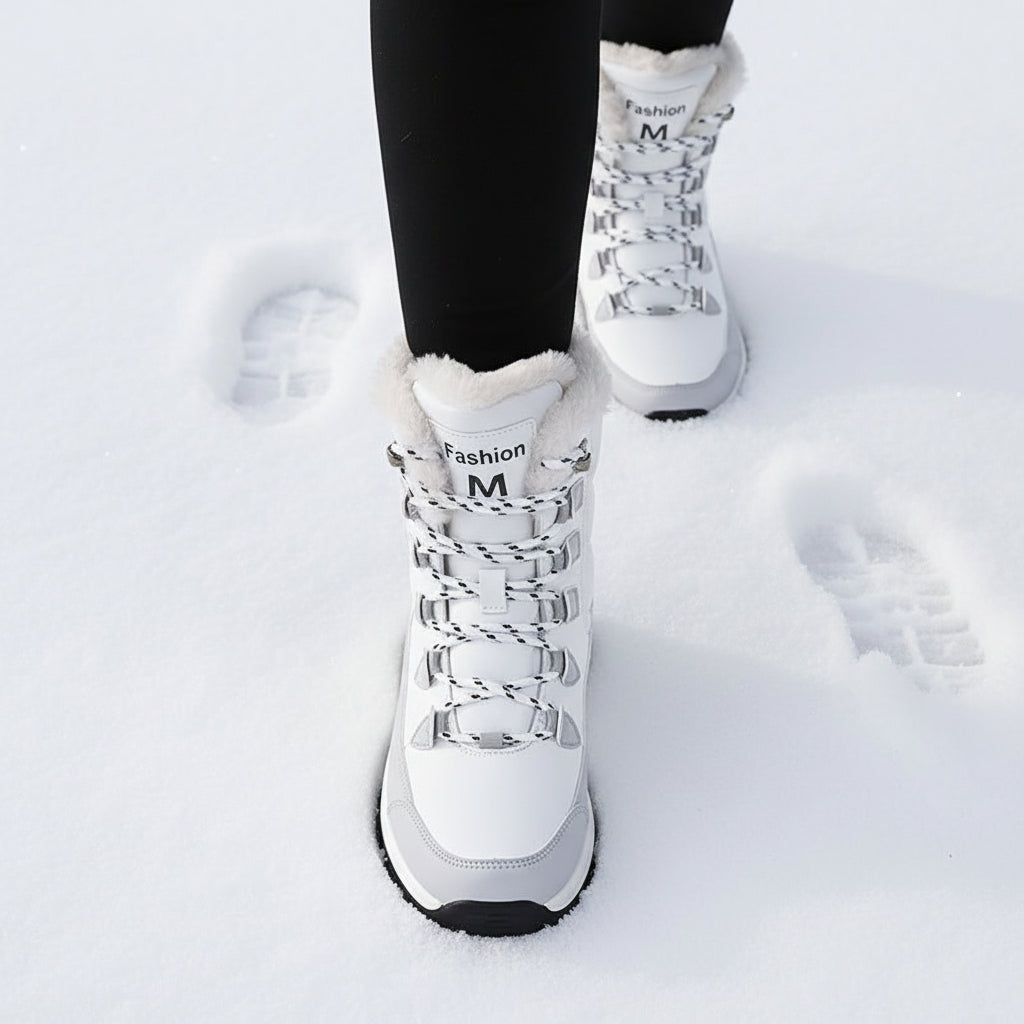 Women’s Thermal Winter Boots with Faux Fur Lining for Cold Weather-B Unique Fashions
