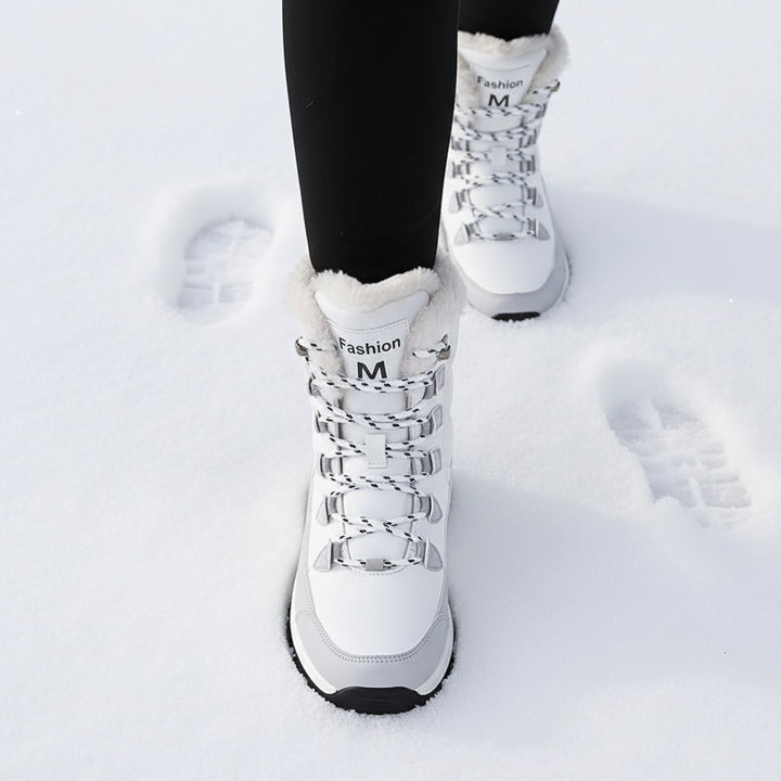 Women’s Thermal Winter Boots with Faux Fur Lining for Cold Weather-B Unique Fashions