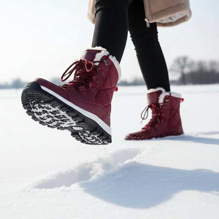 Women’s Thermal Winter Boots with Faux Fur Lining for Cold Weather-B Unique Fashions