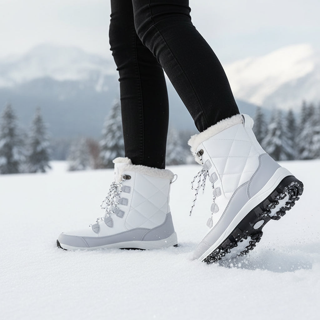 Women’s Thermal Winter Boots with Faux Fur Lining for Cold Weather-B Unique Fashions