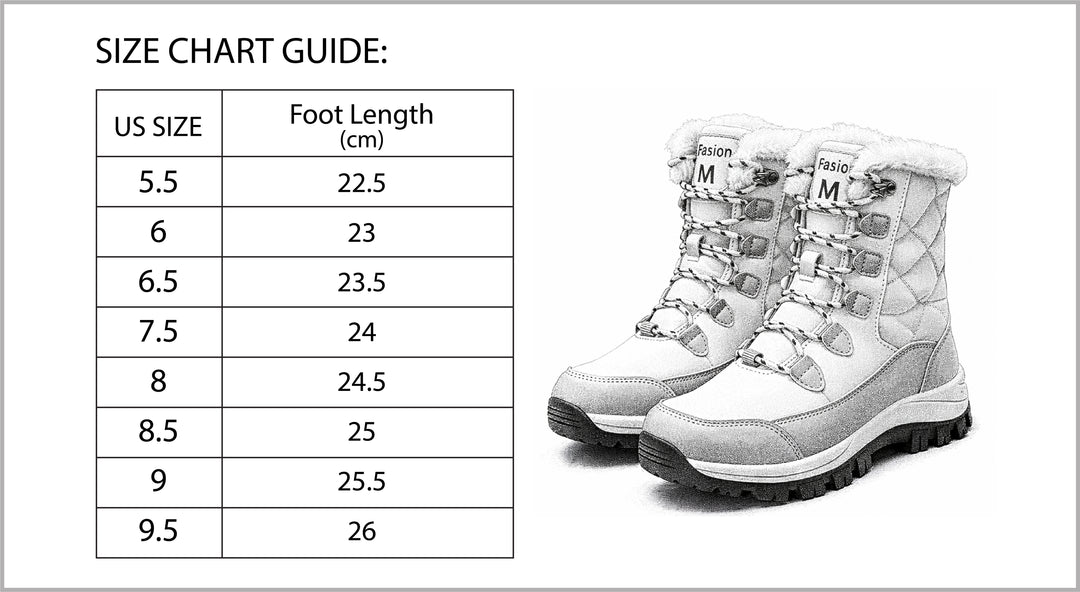 Women’s Thermal Winter Boots with Faux Fur Lining for Cold Weather-B Unique Fashions