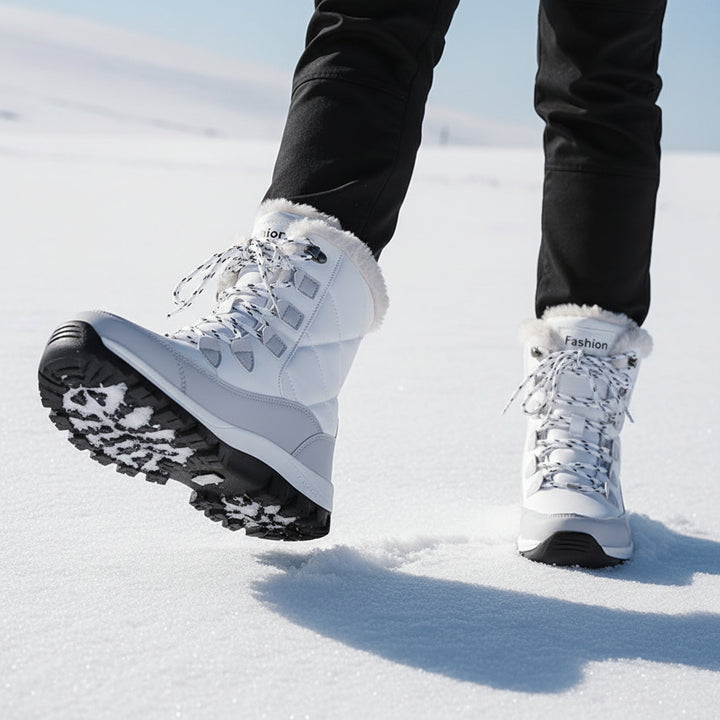 Women’s Thermal Winter Boots with Faux Fur Lining for Cold Weather-B Unique Fashions