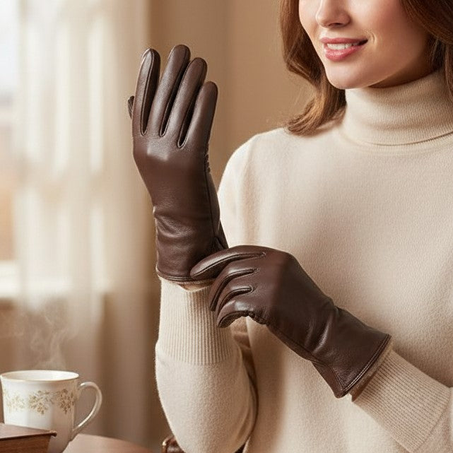 Women’s Warm Fleece-Lined Winter Gloves-B Unique Fashions
