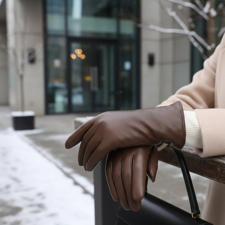 Women’s Warm Fleece-Lined Winter Gloves-B Unique Fashions