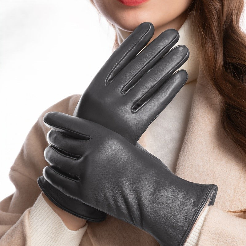 Women’s Warm Fleece-Lined Winter Gloves-B Unique Fashions