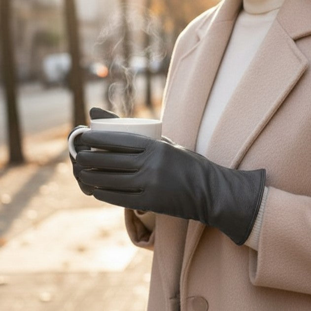 Women’s Warm Fleece-Lined Winter Gloves-B Unique Fashions