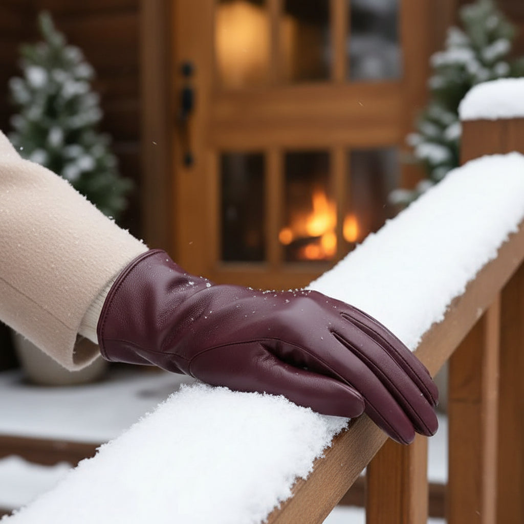 Women’s Warm Fleece-Lined Winter Gloves-B Unique Fashions