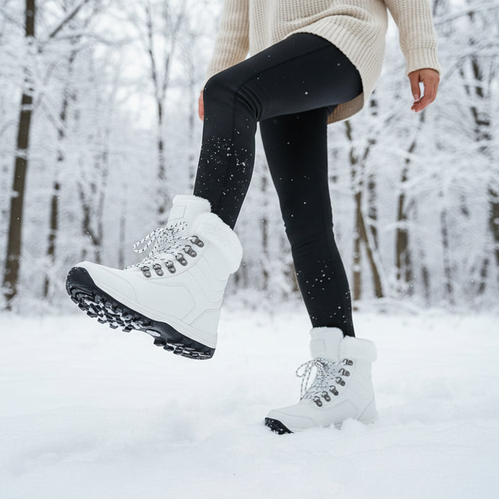 Women's Winter Snow Boots High-Top Hiking Boots Non-Slip Sole-B Unique Fashions