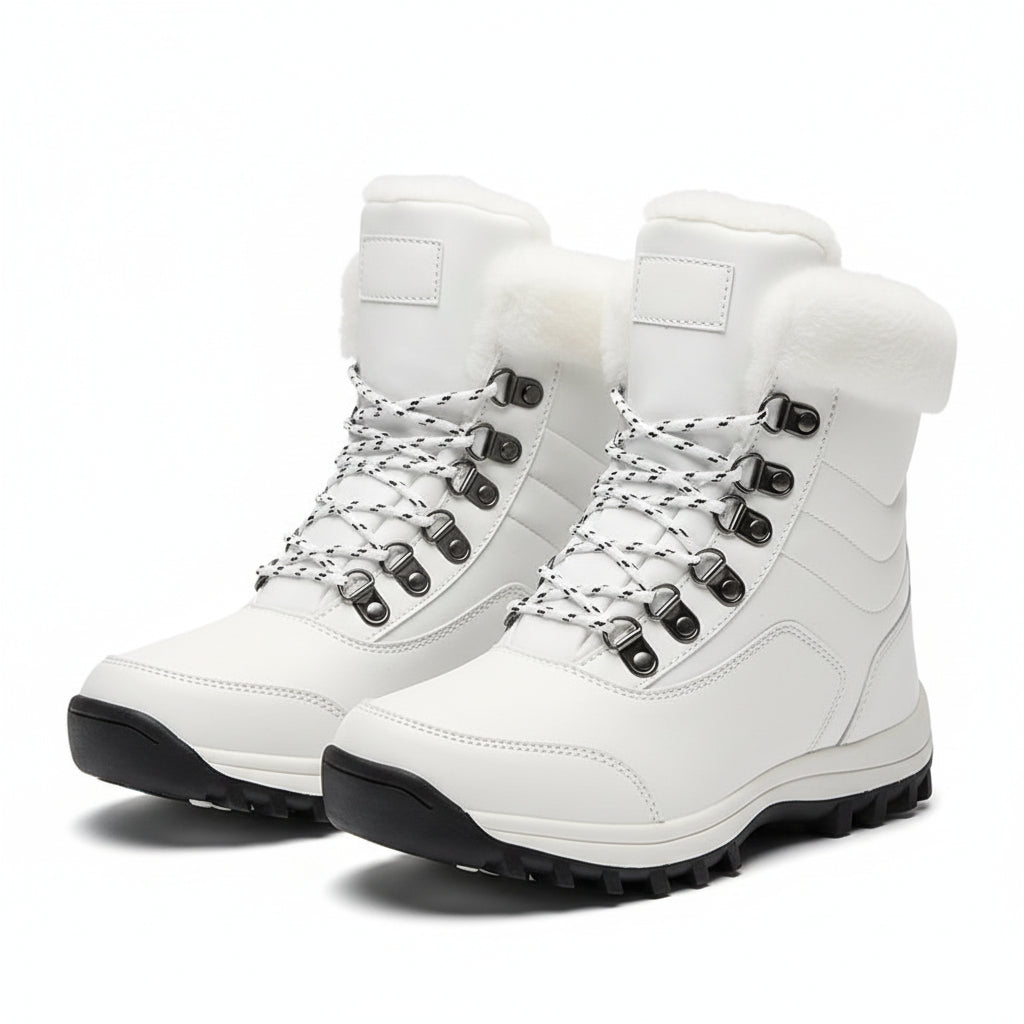 Women's Winter Snow Boots High-Top Hiking Boots Non-Slip Sole-B Unique Fashions