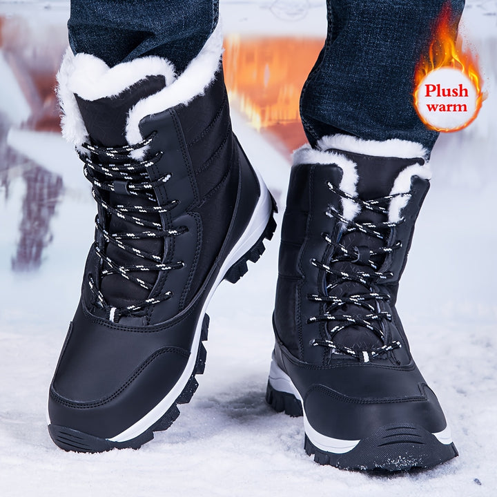 Men's Snow Boots Waterproof Insulated Winter Footwear