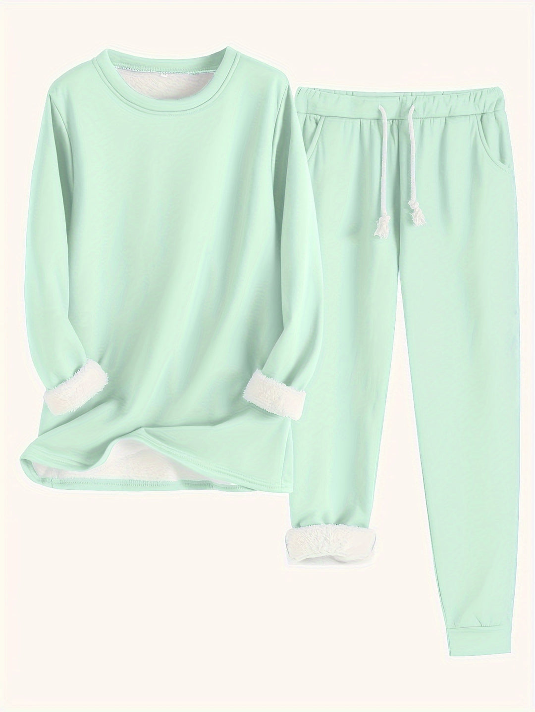 Plush Base Layer Set for Autumn and Winter