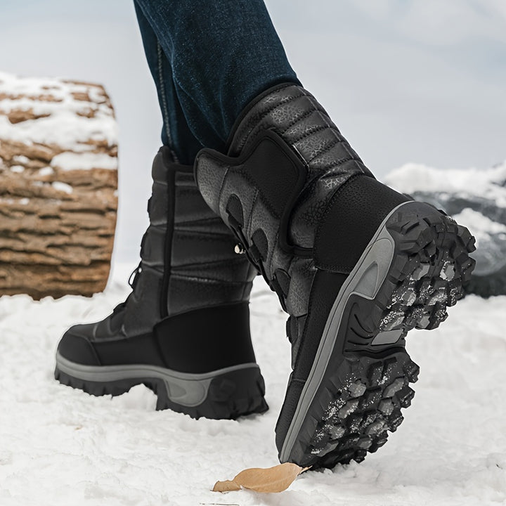 Men's Snow Boots Waterproof Ski Sports Shoes