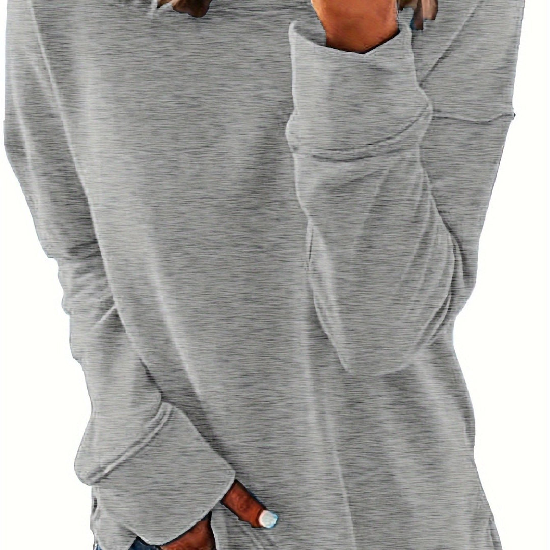 Women's Long Sleeve Hoodie for Autumn and Winter