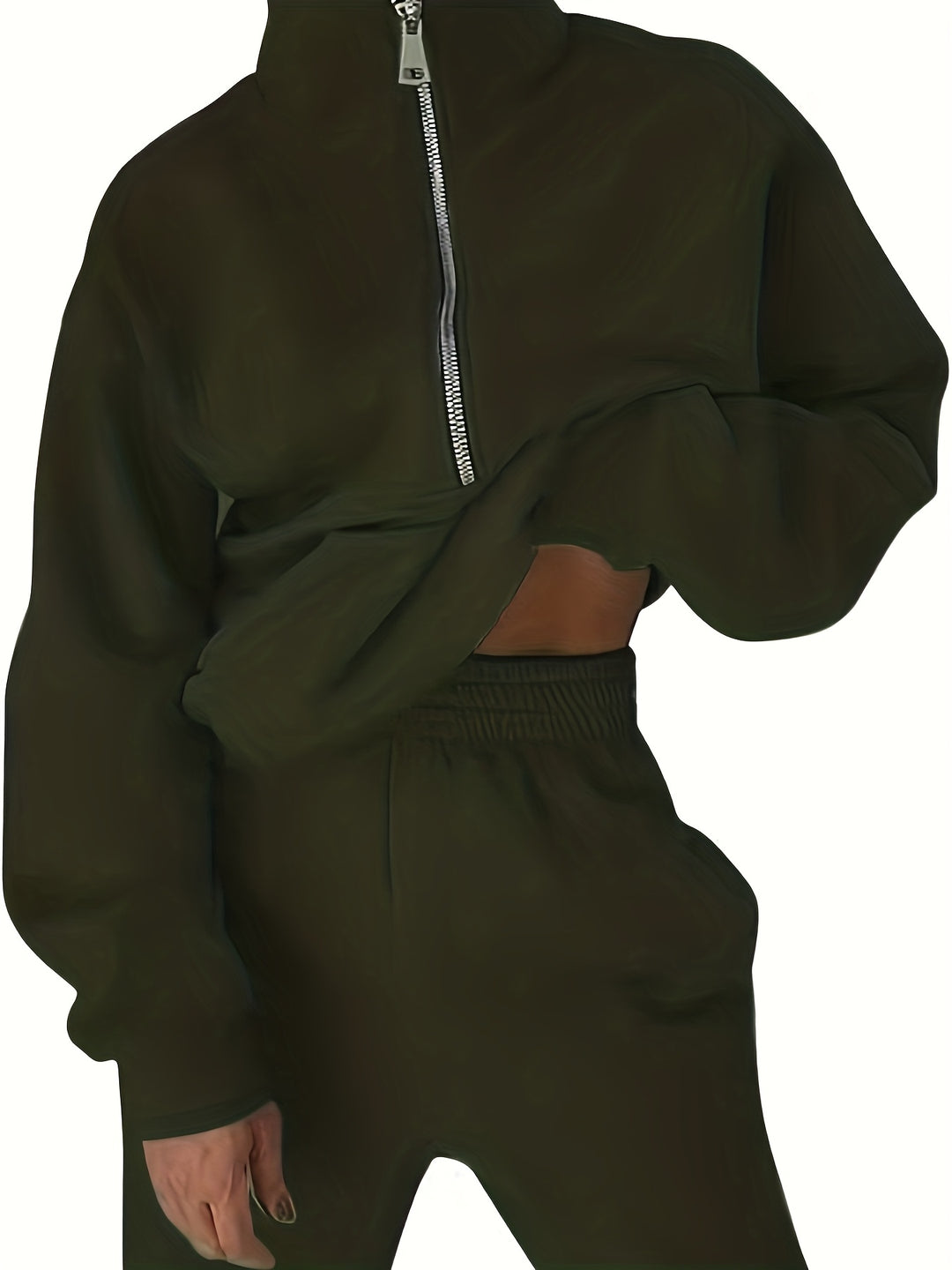 Women's Winter Sweater and Pants Set, Fleece Activewear Two-Piece