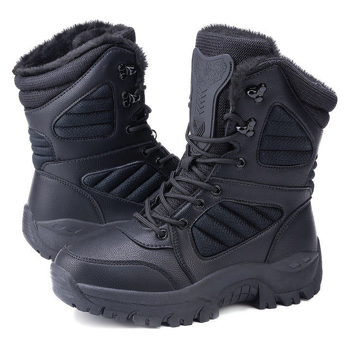Men's Winter Snow Boots Waterproof Anti-slip Tactical Boots