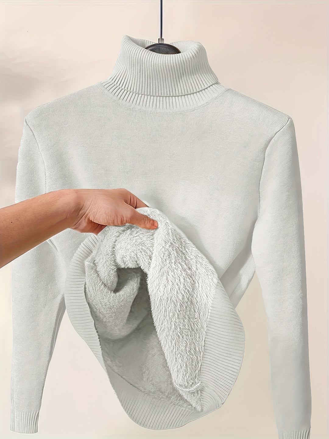 Women's High Neck Turtleneck Sweater Pullover Casual Wear