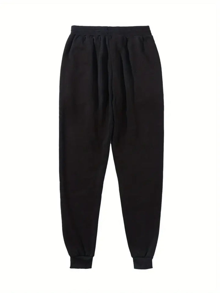 Men's Fleece-Lined Hoodie and Sweatpants Tracksuit Set
