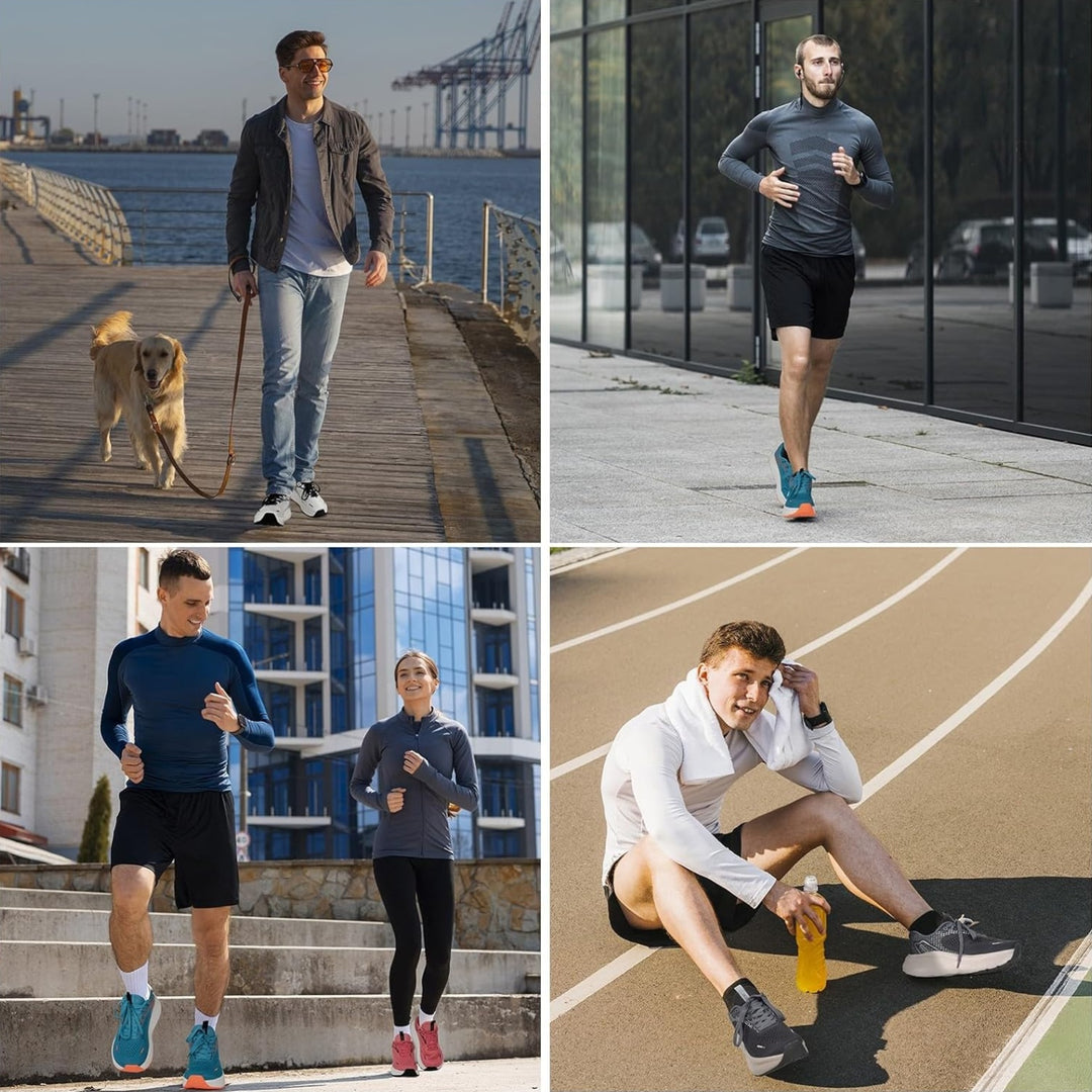 Men's Wide Athletic Sneakers Cross-Training Running Shoes