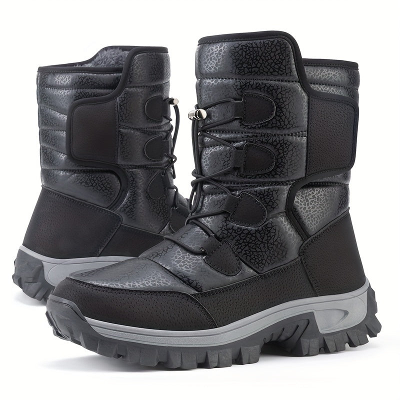 Men's Snow Boots Waterproof Ski Sports Shoes