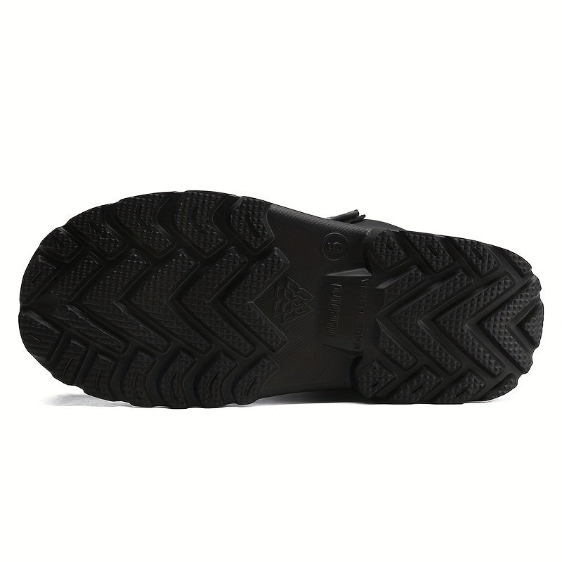 Men's Winter Snow Boots High Top Insulated Fleece Lining