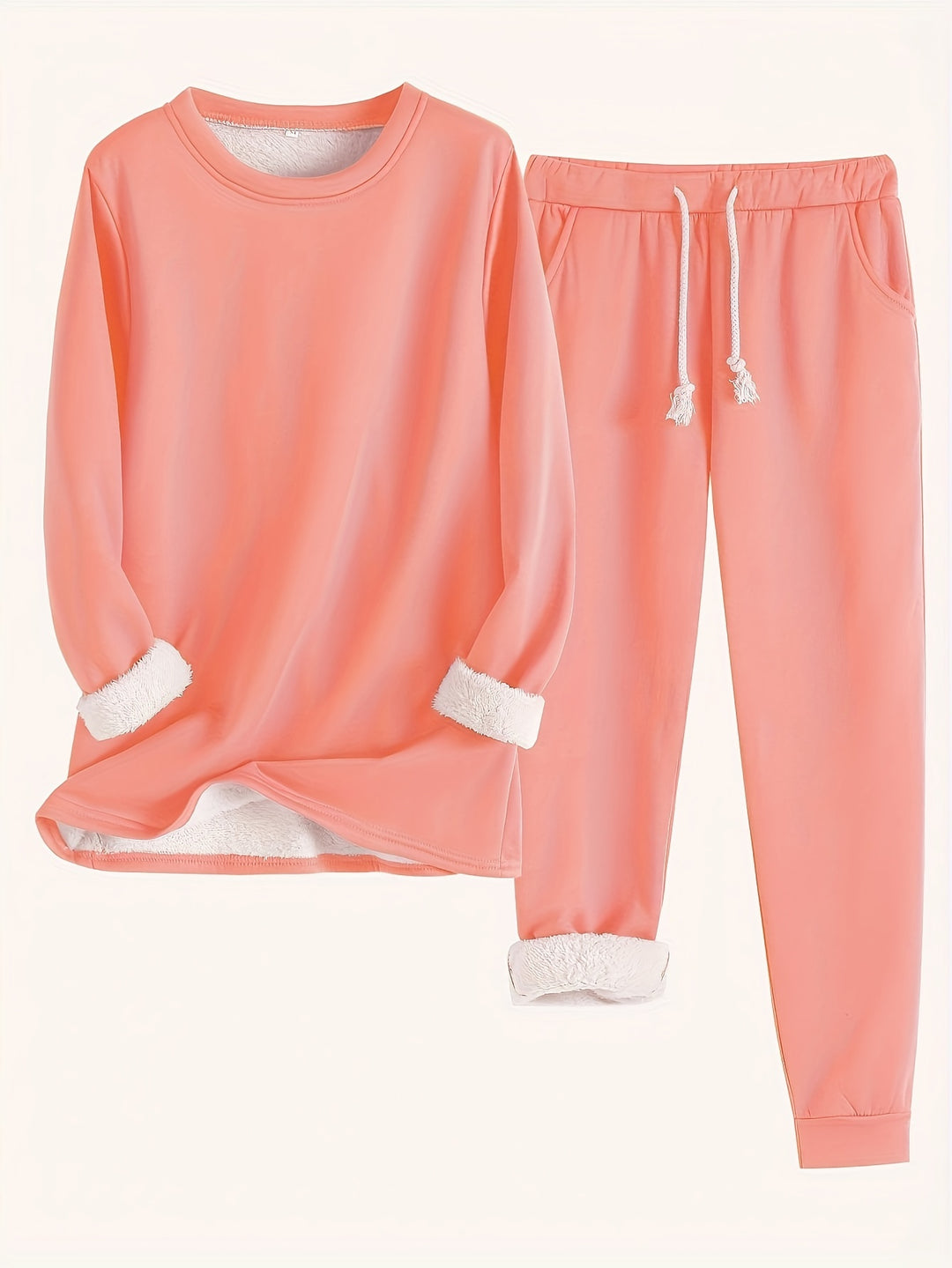 Plush Base Layer Set for Autumn and Winter