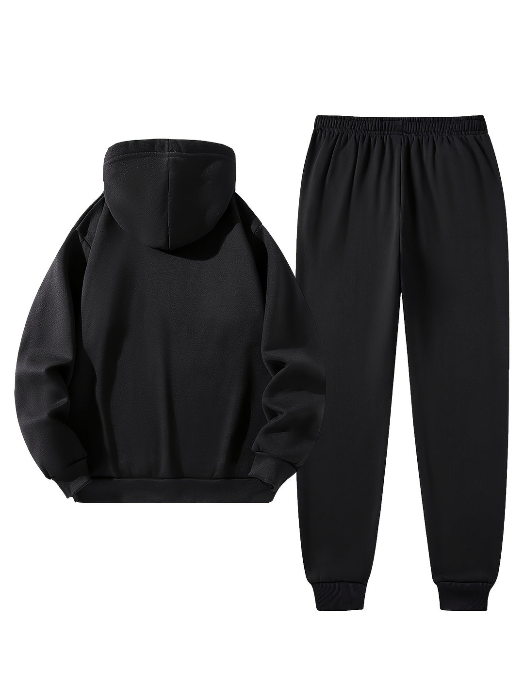 Men's Casual Hoodie and Jogger Pants Set Sportswear Outfit