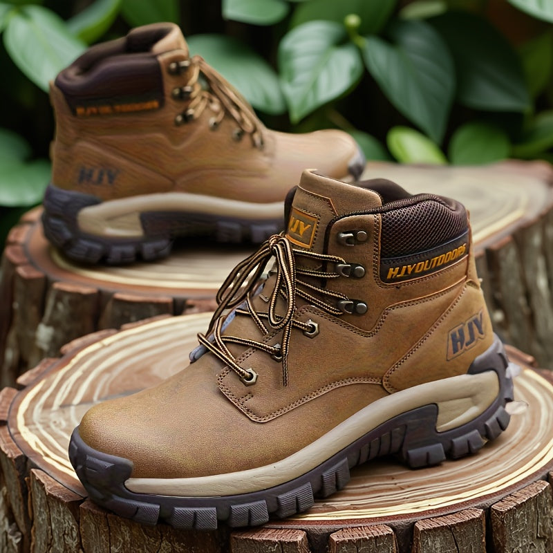 Men's Mid-Top Outdoor Work Boots Tactical Hiking Training Shoes