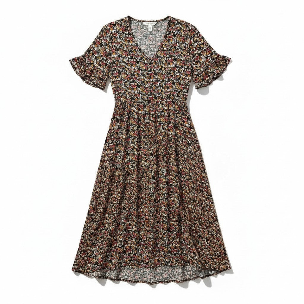 B Unique Fashions Women’s Floral Midi Dress