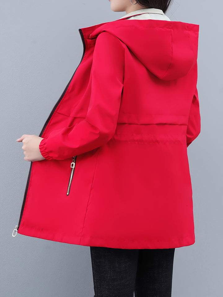 Double-sided Wearable Windbreaker Jacket Women's Fashionable Coat