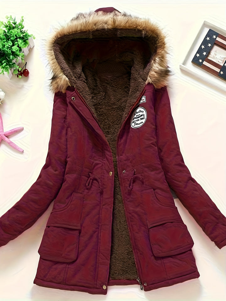 Women's Winter Padded Coat Jacket Mid-Length Thickened Outerwear