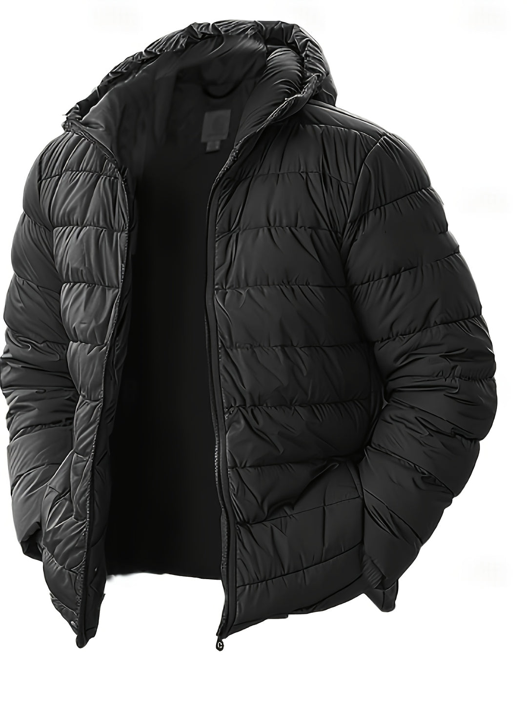 Men's Hooded Windproof Quilted Jacket