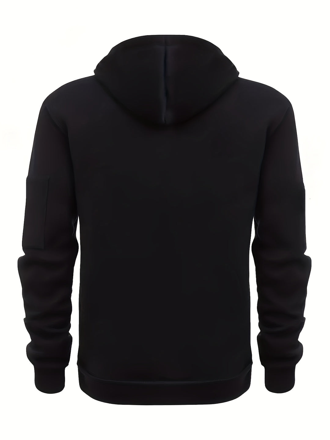 Men's Hooded Half-Zip Sweatshirt with Kangaroo and Zipper Pockets