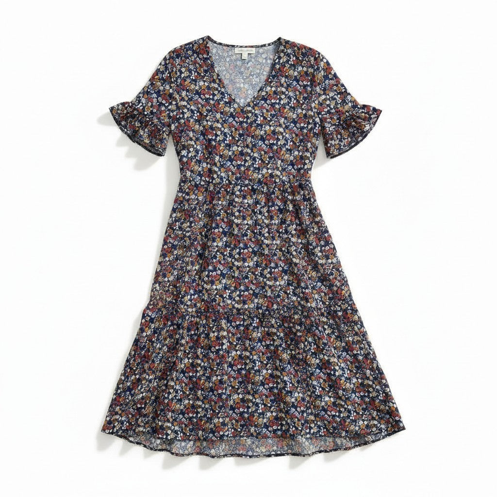 B Unique Fashions Women’s Floral Midi Dress