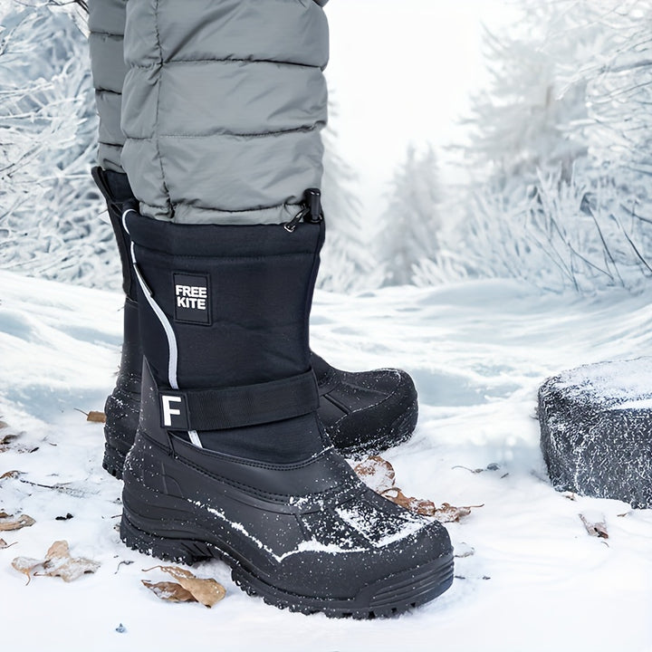 Men's Winter Snow Boots Lightweight Removable Lining Anti-Slip Sole