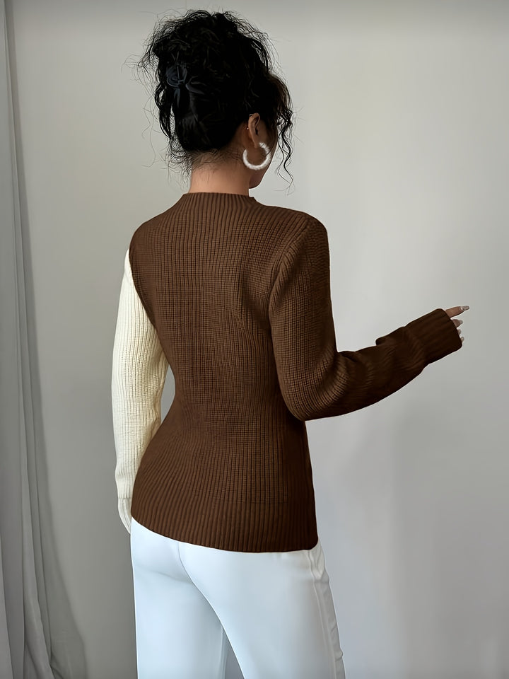 Women's Half-Turtleneck Pullover Sweater