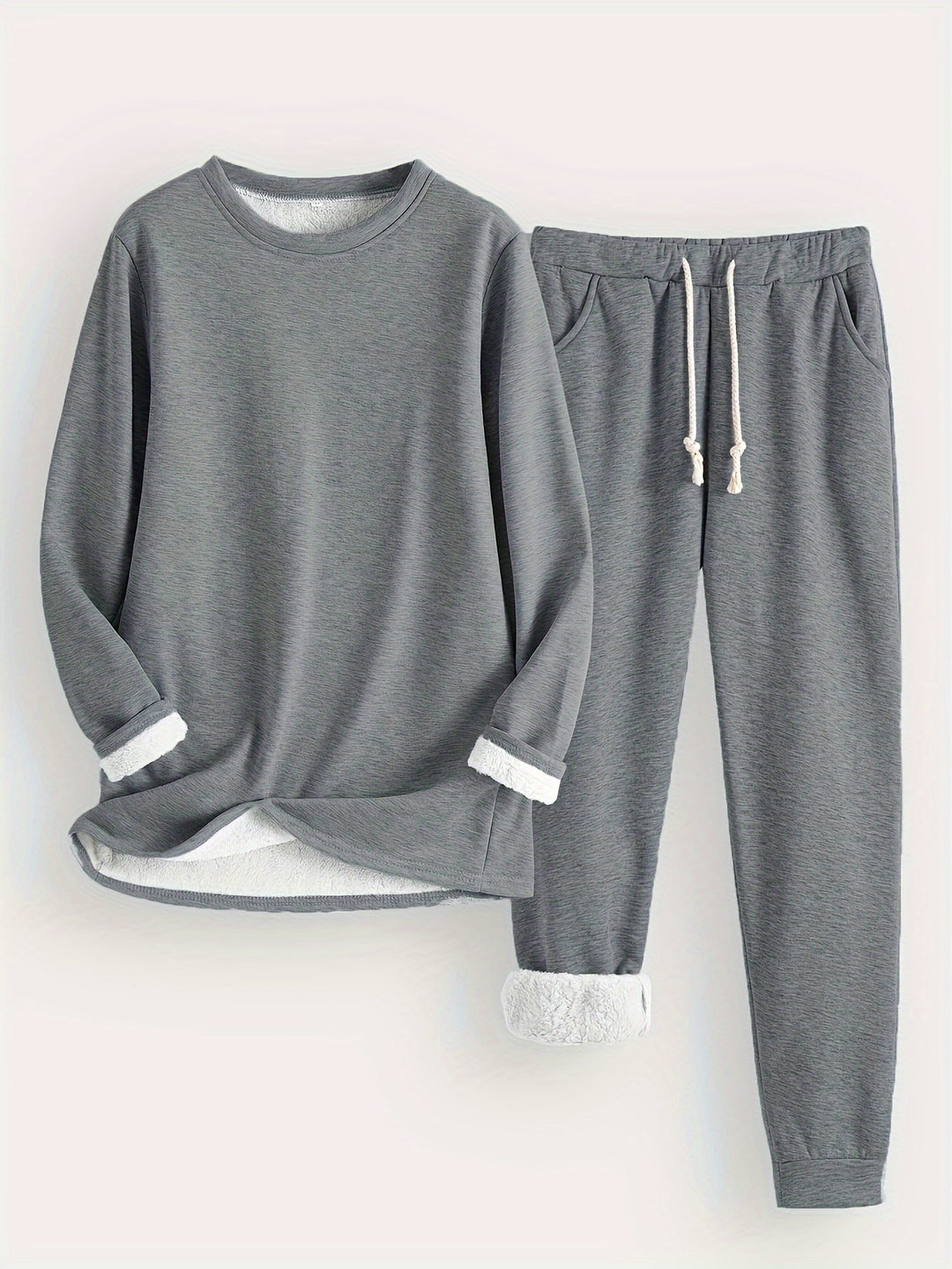 Plush Base Layer Set for Autumn and Winter
