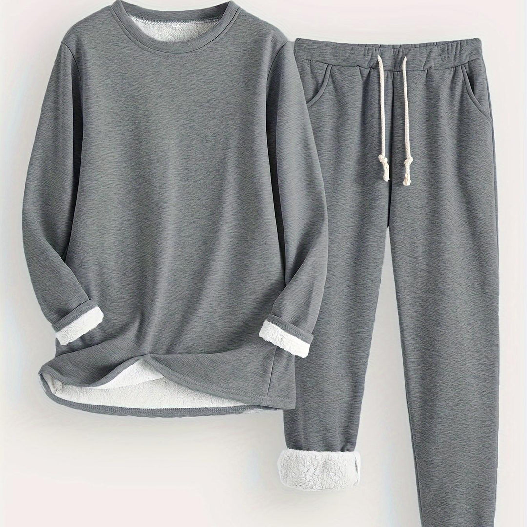 Plush Base Layer Set for Autumn and Winter
