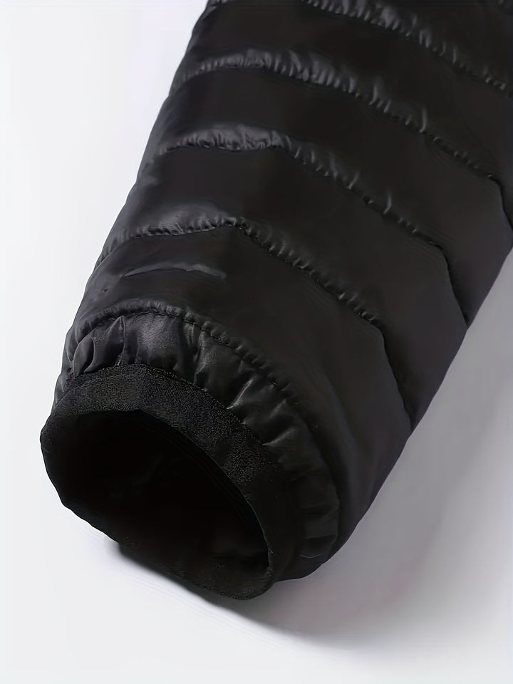 Men's Lightweight Jacket Hooded Stand Collar Versatile Outerwear